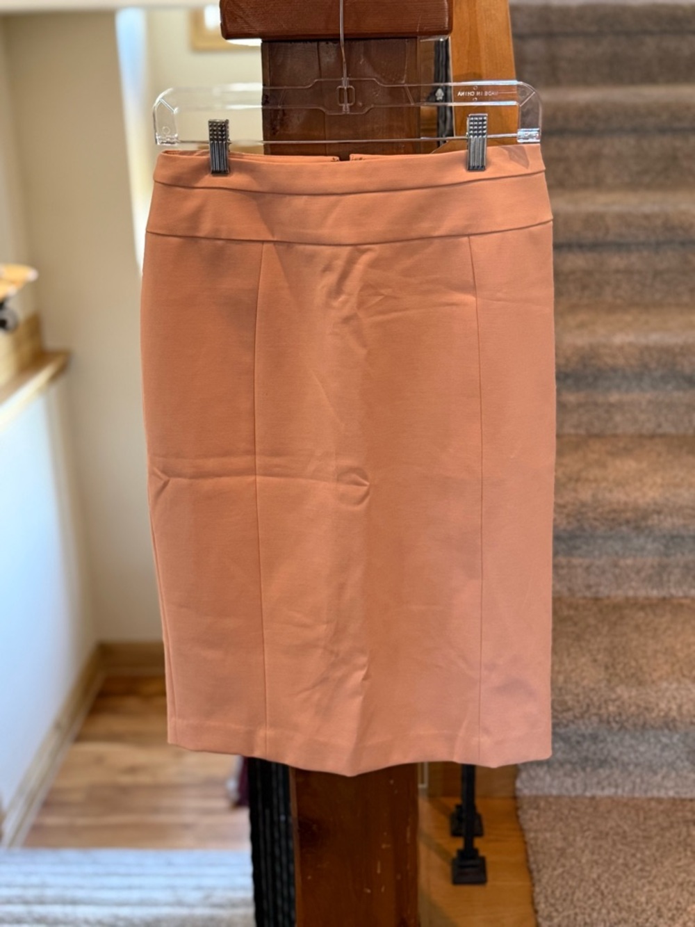 White House Black Market Rose-Pink Pencil Skirt